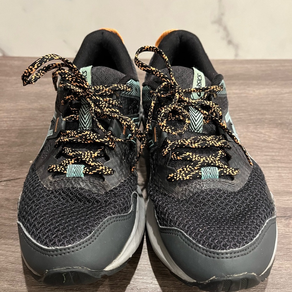 Asics Gel-Sonoma 5 Trail Black Green Womens US Size 7.5 1012A568 Running Shoes